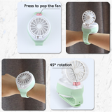 USB Charging Version Mini Watch Fan Lazy Fan Artifact Office