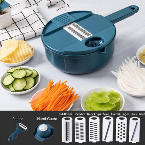 Kitchen Cook Multifunctional Vegetable Cutter Slicer Manual Processor