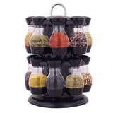 Kitchen Storage Cruet Condiment 360 Rotating Spice Bottle Container