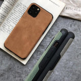 Suede Leather iPhone Case