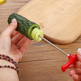 Kitchen Cook Manual Spiral Screw Slicer Vegetables Spiral Knife Carving 1pc