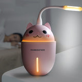 Cute 3-in-1 Multifunction Humidifier Mini Fan Night Light