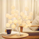 LED Cotton Ball Bonsai Tree Desk Light