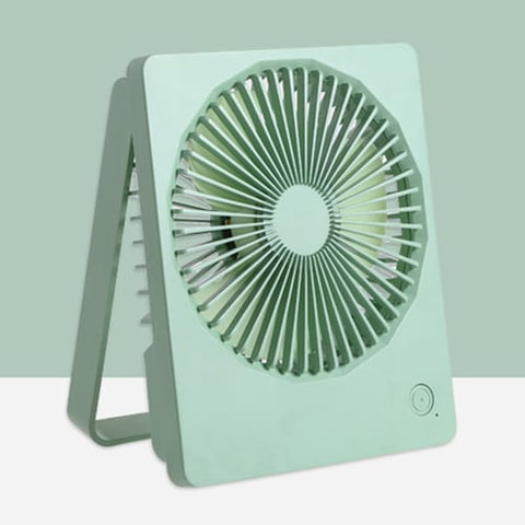 Portable Folding Electronic Fan USB Rechargeable with Night Light Office