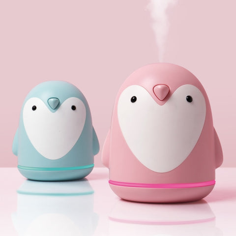 Office Aroma Humidifier Cute Penguin USB Air Diffuser 220ml