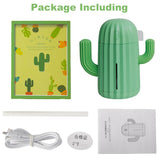 USB Ultrasonic Cactus Air Humidifier Timing Aromatherapy  Office