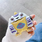 3D  Anniversary Digimon For Apple Airpods  Case  Wireless Earphone Cover Phone