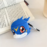 3D  Anniversary Digimon For Apple Airpods  Case  Wireless Earphone Cover Phone