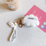 3D Cartoon White Cloud Soft Cases for Apple Airpods Pro Phone