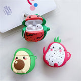 3D Fruit Earphone Case for Airpods Pro Case Silicone Cartoon Phone