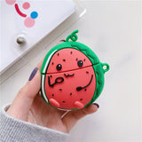 3D Fruit Earphone Case for Airpods Pro Case Silicone Cartoon Phone