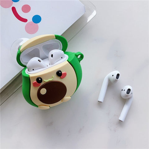 3D Fruit Earphone Case for Airpods Pro Case Silicone Cartoon Phone