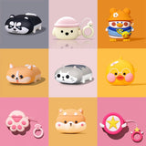 3D Rabbit Earphone CaseAirPods Pro Case Cute Cat Paw Dog Cartoon Phone