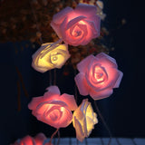 Battery LED Rose Lights Wedding Decoration Bulbs