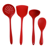 Kitchen Tools Cooking Spoon Spatula Scoop Rice Spoon Set Silicone Tools 4Pcs/set