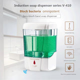 Bathroom Automatic Touchless Sensor Dispenser Wall Mounted 700ml
