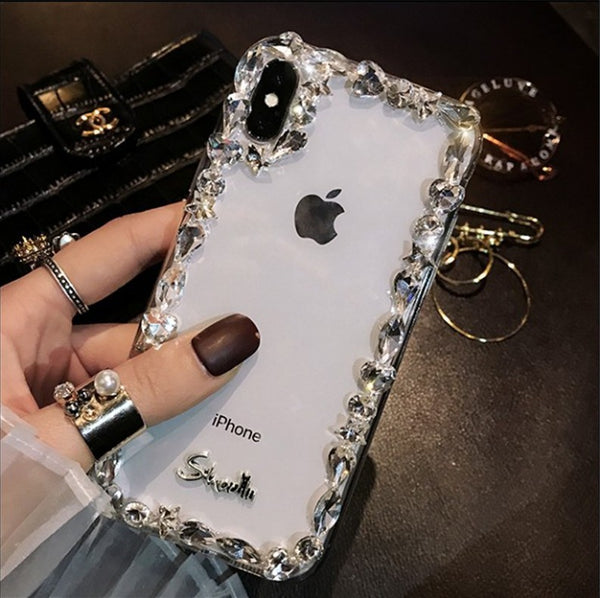 Mobile Phone Case Iphone Apple With Diamond Shining Case Cover