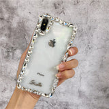 Mobile Phone Case Iphone Apple With Diamond Shining Case Cover