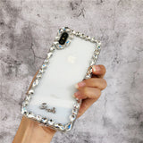 Mobile Phone Case Iphone Apple With Diamond Shining Case Cover