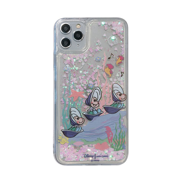 Love Heart Liquid quicksand Glitter Phone Case for Samsung Phone