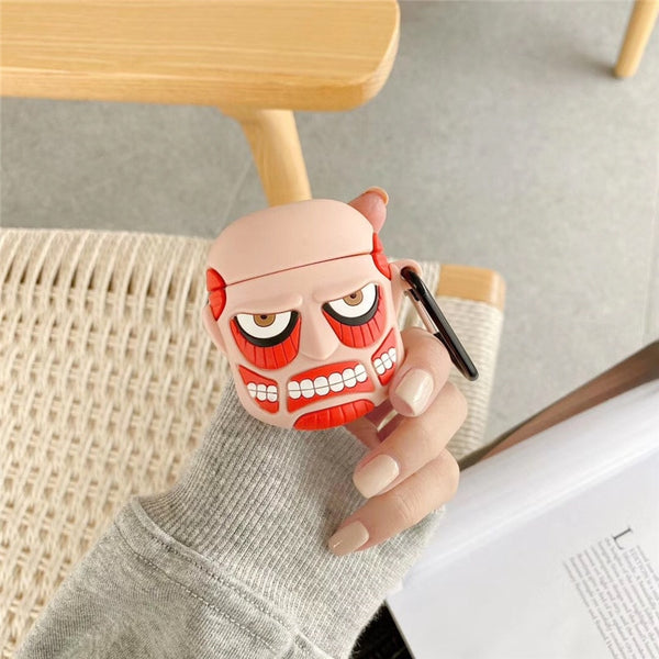 Airpods case Attack on titan Anti-fall Silicone Phone