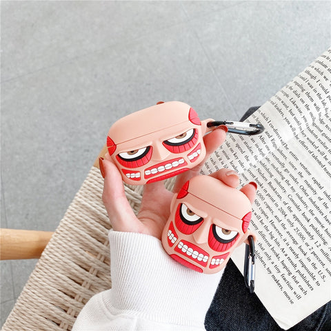 Airpods case Attack on titan Anti-fall Silicone Phone