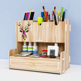 Office Creative Pen Pencil Holder Receiving Box Desktop Storage Rack