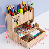 Office Creative Pen Pencil Holder Receiving Box Desktop Storage Rack