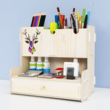 Office Creative Pen Pencil Holder Receiving Box Desktop Storage Rack