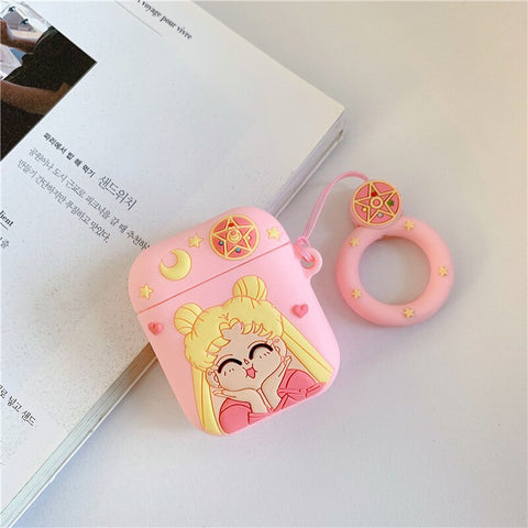 Bluetooth Earphone Case for Airpods Accessories Cute  Silicone 3D Phone