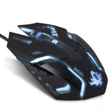 Breathing LED USB Wired Optical Mouse  PC Laptop Desktop