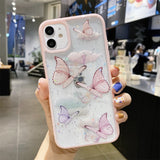 Butterfly Cute Cartoon Soft Silicone Clear Phone Case for IPhone