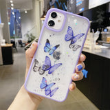 Butterfly Cute Cartoon Soft Silicone Clear Phone Case for IPhone