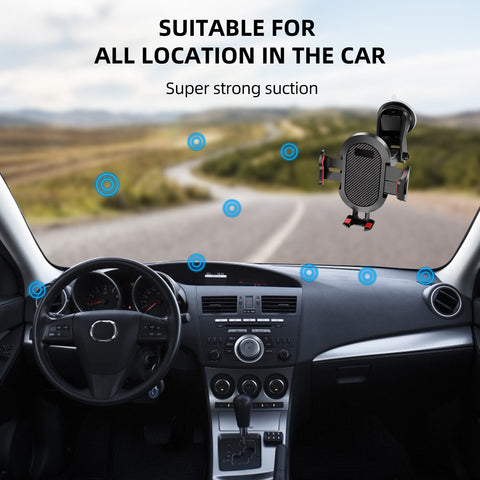 Gravity Sucker Mobile Support For iPhone Smartphone Universal Mount Stand