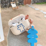 Cartoon  Bluetooth Earphone Case for AirPods  Silicone   Phone