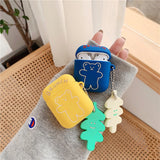 Cartoon  Bluetooth Earphone Case for AirPods  Silicone   Phone