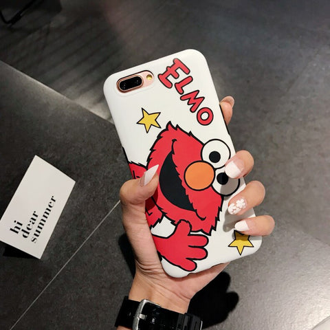 Cartoon Cute Bracket Phone Case For iPhone  With Lanyard