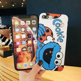 Cartoon Cute Bracket Phone Case For iPhone  With Lanyard