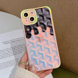 Colorful Gradient Soft Silicone Shockproof Phone Case For iPhone