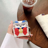 Cartoon Sailor Moon Girl Clothes Headphone Case  AirPods Phone