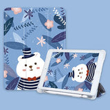 Case for iPad Generation with Pencil Holder Tablet Transparent