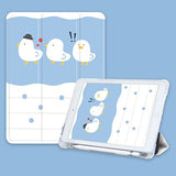 Case for iPad Generation with Pencil Holder Tablet Transparent