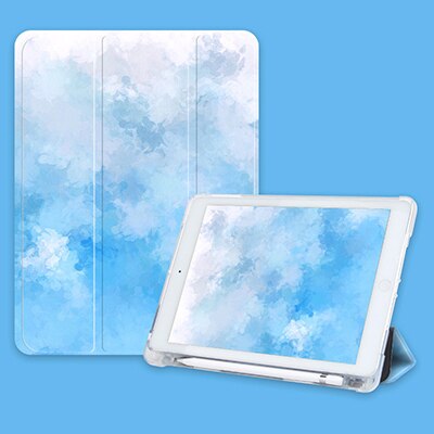 Case for iPad Generation with Pencil Holder Tablet Transparent