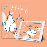 Case for iPad Generation with Pencil Holder Tablet Transparent