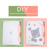 Case for iPad Generation with Pencil Holder Tablet Transparent