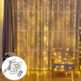 Christmas Garland LED Fairy Lights Curtain String Lights Remote Control