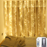 Christmas Lights USB Remote Led Curtain String Light