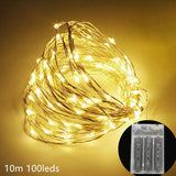 Christmas Lights USB Remote Led Curtain String Light