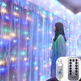 Christmas Lights USB Remote Led Curtain String Light