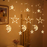 Garland Star Moon Decor Home  Light